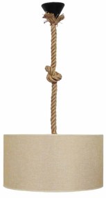 Φωτιστικό Οροφής Μονόφωτο Heronia Rope 14-0177