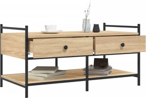 vidaXL Τραπεζάκι Σαλονιού Sonoma Δρυς 99x50x50 εκ. Επεξεργασμένο Ξύλο