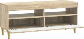 vidaXL Ντουλάπα LED Τηλεόρασης Sonoma Δρυς Επεξεργασμένο Ξύλο