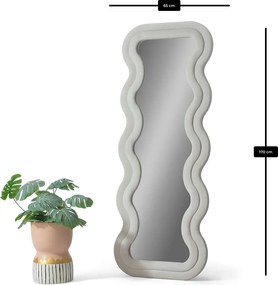 Cheval Mirror Mundo Oval - Cream Cream