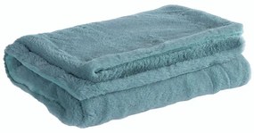 Βρεφική Κουβέρτα Αγκαλιάς Rabbit Fur Hug Dusty Aqua 80x110 - Nef-Nef Homeware