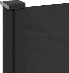 vidaXL Σκίαστρο Πλαϊνό Συρόμενο Μαύρο 100 x 300 εκ.