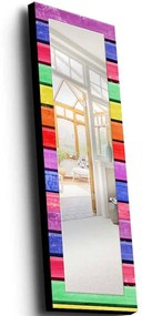 Καθρέπτης Τοίχου 755MER1161 40x120cm Multi Wallity Wood, Fabric