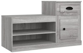 vidaXL Παπουτσοθήκη Γκρι Sonoma 100x42x60 εκ. από Επεξεργασμένο Ξύλο