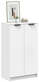 vidaXL Παπουτσοθήκη Λευκή 59x35x100,5 εκ. από Επεξεργασμένο Ξύλο