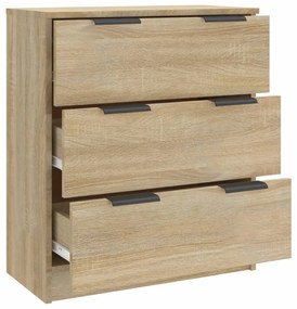 vidaXL Συρταριέρα Sonoma Δρυς 60 x 30 x 70 εκ. από Επεξεργασμένο Ξύλο