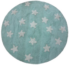 Παιδικό Χαλί PICCOLO STARS VERAMAN &#8211; 130×130 cm 130cm-Στρογγυλό VERAMAN