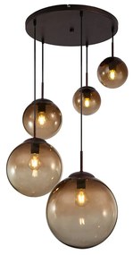 Κρεμαστό Φωτιστικό Globo Lighting Varus 15865-5 Καφέ