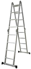 vidaXL Σκάλα Αλουμινίου με 8 Σκαλοπάτια 150 κ.