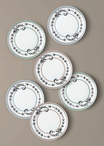 Service Plate Set (6 Pieces) DNR0056 Multicolor