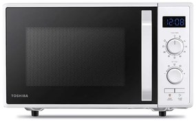 Φούρνος μικροκυμάτων Toshiba MW2-AG23PWH 23 L, 900W, Γκριλ 1000W, Ψηφιακή οθόνη, Χρονοδιακόπτης, Λευκό