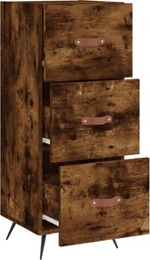 vidaXL Ντουλάπι Καπνιστή Δρυς 34,5 x 34 x 90 εκ. Επεξεργασμένο Ξύλο