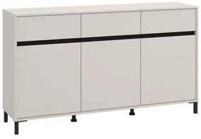 Μπουφές MARRON 157 3K3F3V Cashmere - Μαύρο 157x40x90εκ. 157x40x90 εκ.