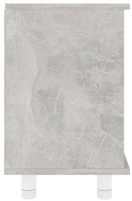 Ντουλάπι Νιπτήρα Γκρι Σκυροδέματος 60x32x53,5 εκ. Μοριοσανίδα - Γκρι