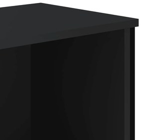vidaXL Βιβλιοθήκη Μαύρη 80x31x106 εκ. από Επεξεργασμένο Ξύλο