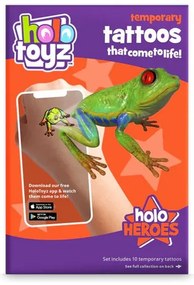 HoloToyz Tattoos Επαυξημένης Πραγματικότητας Σετ 10Τμχ Holo Heroes HTTA100HoloHer