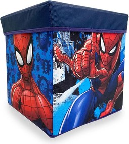 Σκαμπό Με Αποθηκευτικό Χώρο (30X30) Dimcol Spider-Man 09