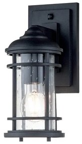 Απλίκα Φωτιστικό Τοίχου E27 60W IP44 Μαύρο Lighthouse FE-LIGHTHOUSE2-S-BLK Elstead Lighting FE-LIGHTHOUSE2-S-BLK Μαύρο