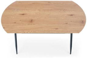 JACKSON table, color: top - golden oak, legs - black DIOMMI V-CH-JACKSON-ST