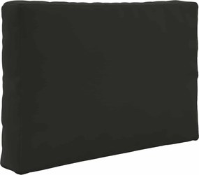 vidaXL Μαξιλάρι Καναπέ Εξωτερικού Χώρου 2 pcs Μαύρο Πολυεστέρας
