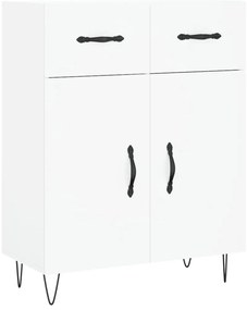 vidaXL Ντουλάπι Λευκό 69,5 x 34 x 90 εκ. από Επεξεργασμένο Ξύλο