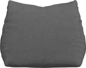 vidaXL Μαξιλάρι Πλάτης Σκούρο Γκρι 45 x 20 x 35 εκ. ύφασμα