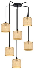 Κρεμαστό Φωτιστικό Οροφής Πλέγμα Erica 4275000 Viokef-4275000-Καφέ 4275000