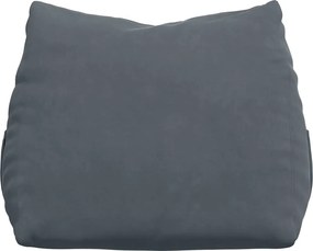 vidaXL Μαξιλάρι Πλάτης Σκούρο Γκρι 60 x 20 x 50 εκ.