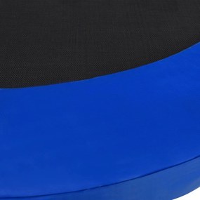 VidaXL Τραμπολίνο με Λαβή Στήριξης και Προστατευτικό Μαξιλάρι 122 εκ.