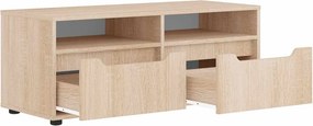 vidaXL ντουλάπι τηλεόρασης VISNES Δρυς Sonoma 100x40x38 cm