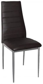 JETTA καρέκλα Βαφή Γκρι/Pu Σκ.Καφέ 40x50x95 cm ΕΜ966,56