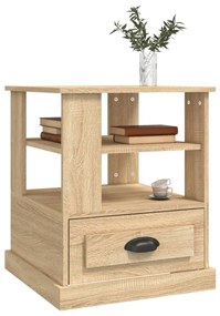 vidaXL Βοηθητικό Τραπέζι Sonoma Δρυς 50x50x60 εκ. Επεξεργασμένο Ξύλο