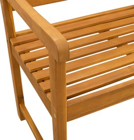vidaXL Εξωτερικός πάγκος Φυσικό 220 x 55,5 x 90 εκ.