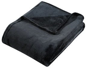 vidaXL Κουβέρτα Μαύρη 200 x 240 εκ. από Πολυεστέρα
