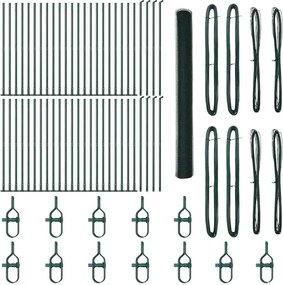 vidaXL Στύλος Περιφράξεων Πράσινο 100 x 1,6 m (25 mm πλέγμα)