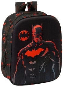 Σχολική Τσάντα Batman Μαύρο 22 x 27 x 10 cm 3D