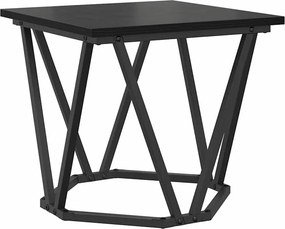 vidaXL Σετ βοηθητικά τραπεζάκια 2 pcs Μαύρη δρυς 50 x 50 x 40 cm