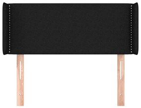 vidaXL Κεφαλάρι με Πτερύγια Μαύρο 83x16x78/88 εκ. Υφασμάτινο