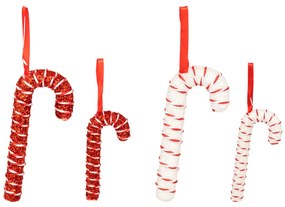 Χριστουγεννιάτικα Στολίδια (Σετ 10τμχ) A-S Candy Cane 208007