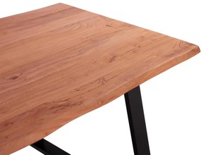 ΤΡΑΠΕΖΙ ΤΡΑΠΕΖΑΡΙΑΣ SOFIA SLIM HM8501.11 ΑΠΟ ΜΑΣΙΦ ΞΥΛΟ ΑΚΑΚΙΑΣ 200x100x77Υ εκ.