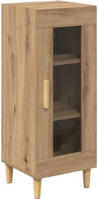 vidaXL Πλαϊνό γραφείο Artisan Oak 34.5 x 32.5 x 90 εκ.