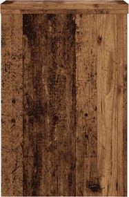 vidaXL Βάσεις Φυτών 2 τεμ. Όψη Παλαιού Ξύλου 25x25x35 εκ. Επεξ. Ξύλο
