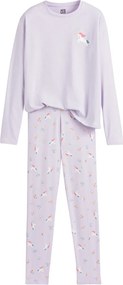 Πιτζάμα με στάμπα μονόκερο από ζέρσεϊ