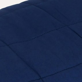 vidaXL Κουβέρτα Βαρύτητας Μπλε 140 x 200 εκ. 10 κ. Υφασμάτινη