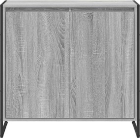vidaXL Βοηθητικό ντουλάπι Γκρίζο Σονομα 79 x 36 x 75 εκ