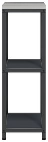 vidaXL Ράφι Αποθήκευσης Κουζίνας Ανθρακί 60 x 50 x 92 εκ. Ατσάλι