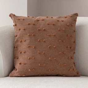 Μαξιλαροθήκη Διακοσμητική Tuffet 881PCR1623 Brown Aberto Design 43X43 Πολυέστερ