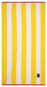 Πετσέτα Θαλάσσης 3820 Yellow Greenwich Polo Club Beach 90x170cm 100% Βαμβάκι