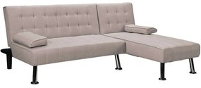Καναπές - Κρεβάτι Γωνιακός Brisk 035-000070 200x146x75cm Brown Grey