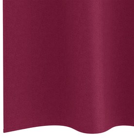 vidaXL Κουρτίνες με κουρτίνες 2 pcs Κόκκινο 225 x 140 εκ. Πολυεστέρας